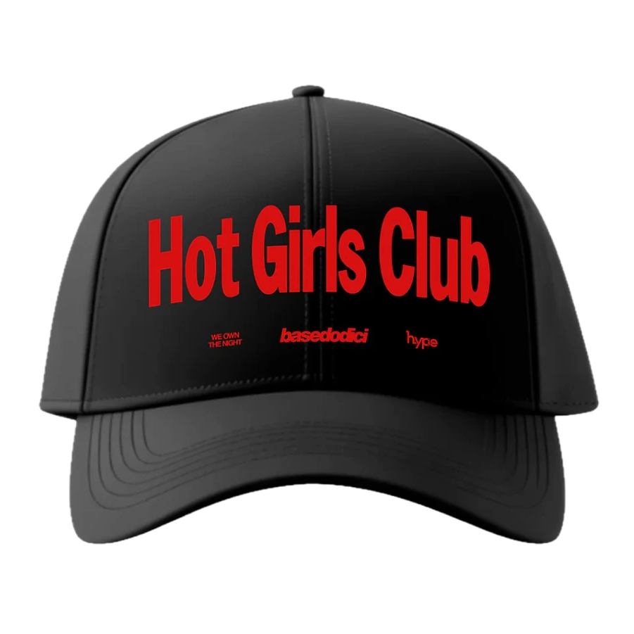 Cap “BASEDODICIxHYPE” Hot Girls Black