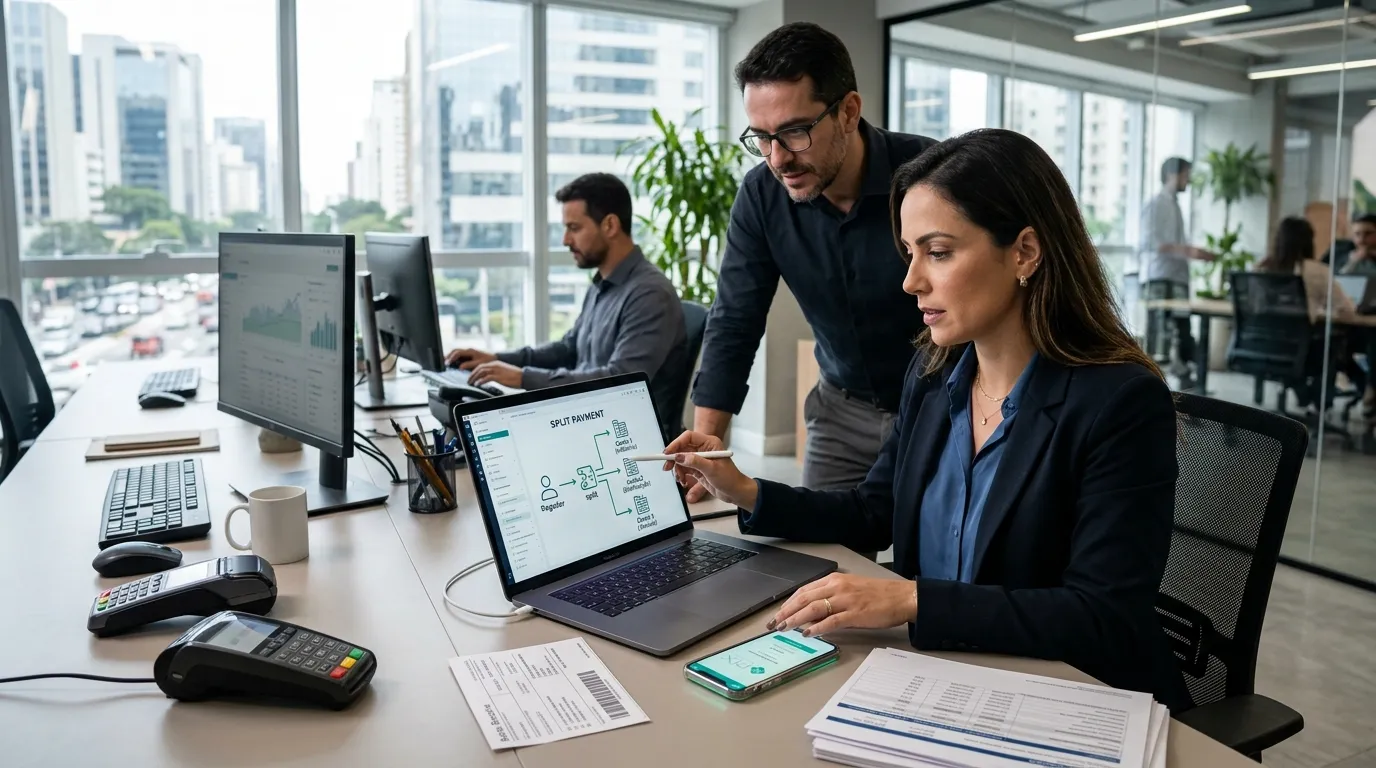 Split payment no B2B: PIX, boleto e TED na linha de frente dos repasses