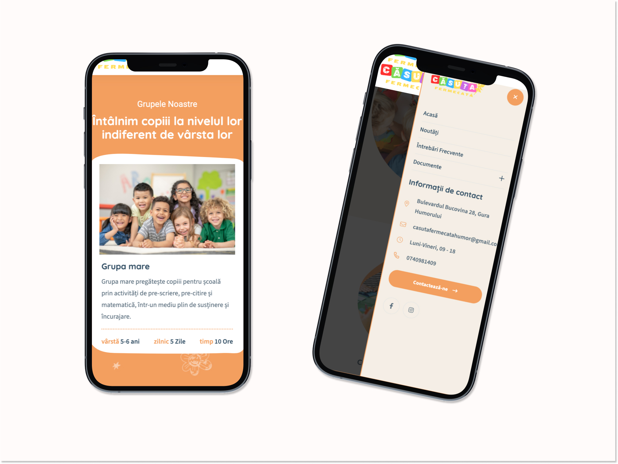 Căsuța Fermecată – Kindergarten Website 2
