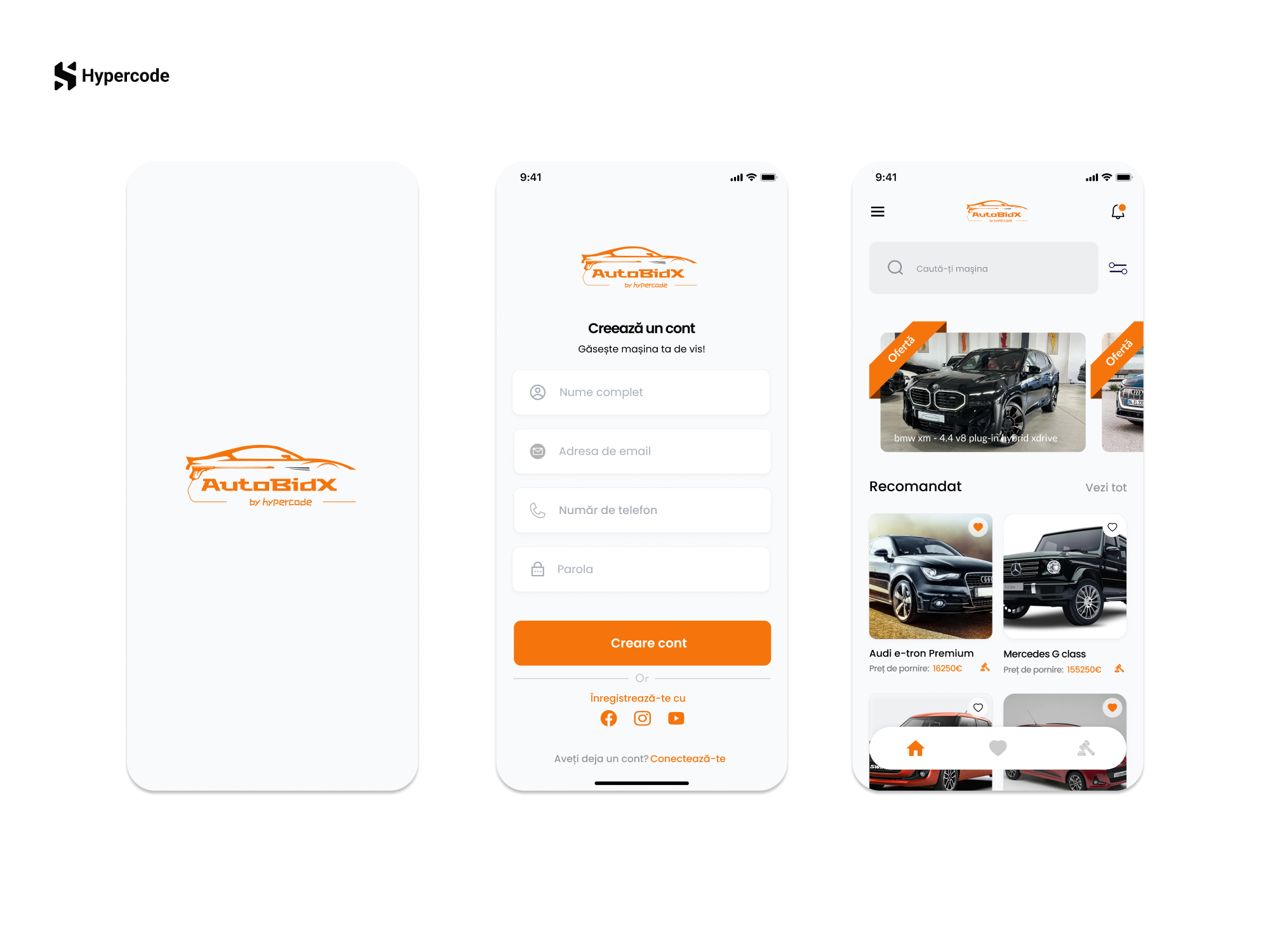 Design QSR & Auto – Propuneri UI/UX 2