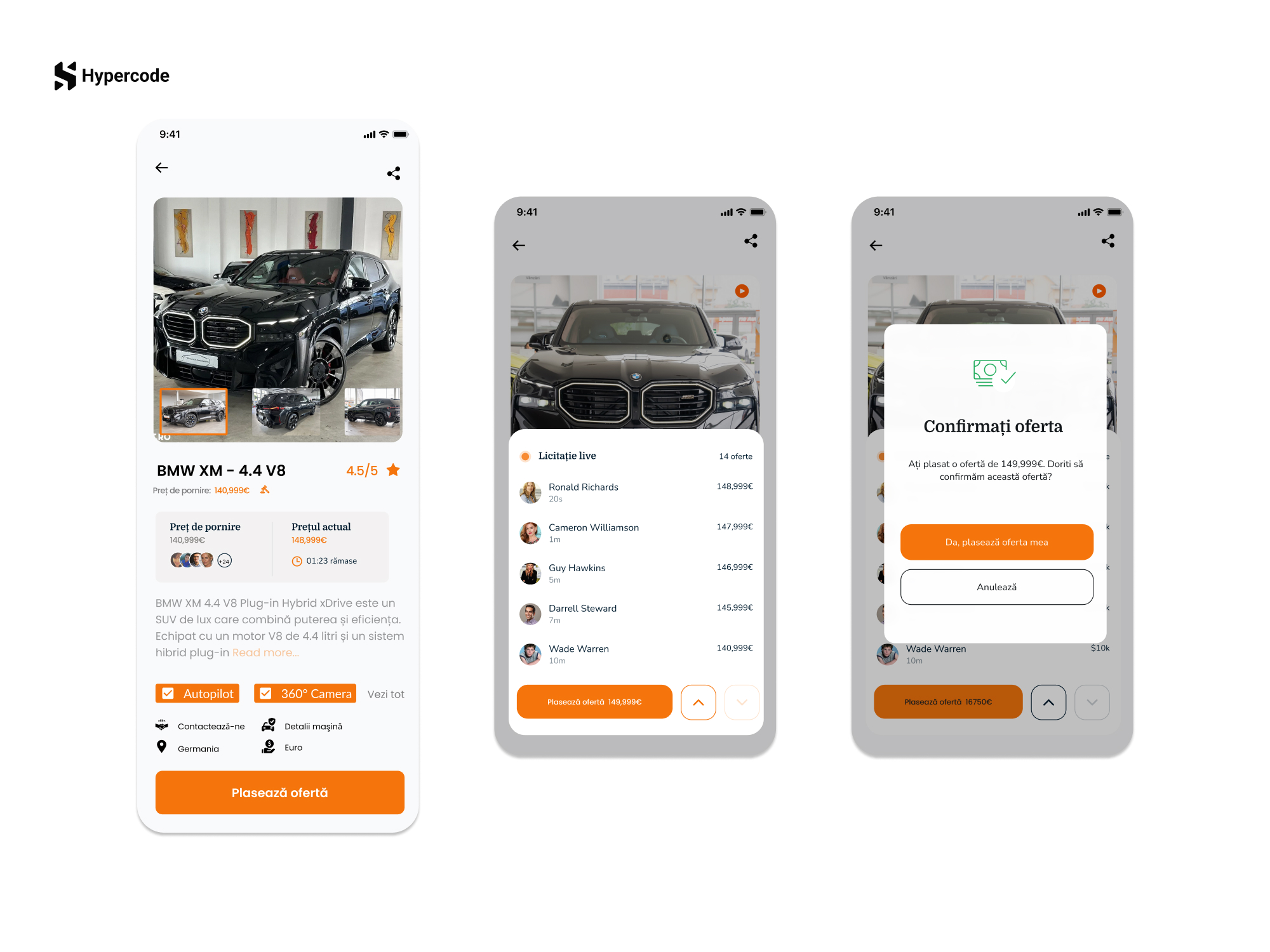 Design QSR & Auto – Propuneri UI/UX 3
