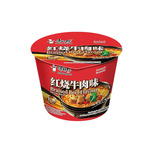 Kang Shi Fu Braised Beef Bowl instant noodles(康師傅 紅燒牛肉麵 (碗裝))