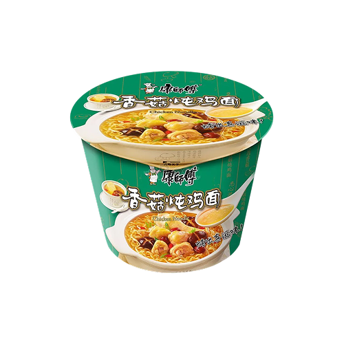 Kang Shi Fu Mushroom Chicken Bowl instant noodles (康師傅 香菇燉雞麵 (碗裝))