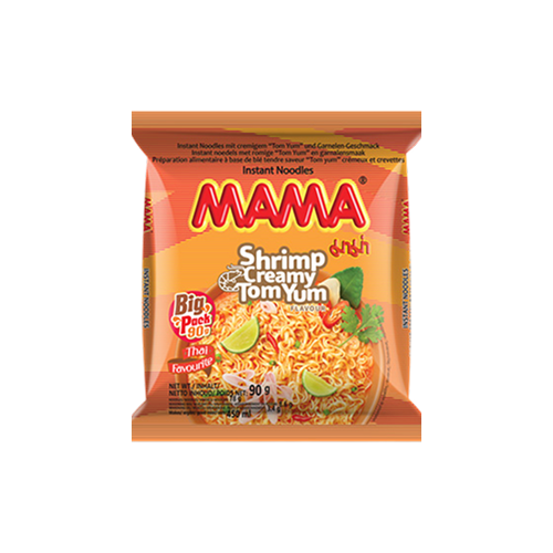 Mama Creamy Shrimp Tom Yum Flavour instant noodles (媽媽麵泰式酸辣濃湯蝦味麵)