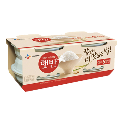 CJ Cooked White Rice Multipack (CJ即食白米飯6包裝)