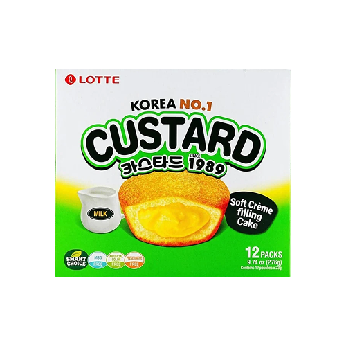 Lotte Custard Pie 12-Pack (樂天蛋黃派12枚裝)