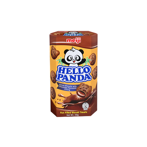 Meiji Hello Panda Biscuits with Double Chocolate Cream (明治小熊夾心餅乾雙重巧克力味50克)