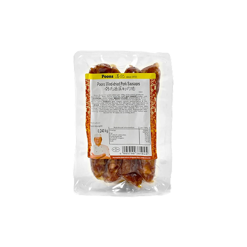 Poon's Wind-Dried Chinese Pork Sausage (潘記風乾特級臘腸 240克)