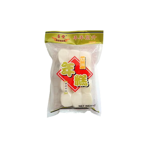 Honor Sliced Rice Cake (雀石牌年糕片 454克)