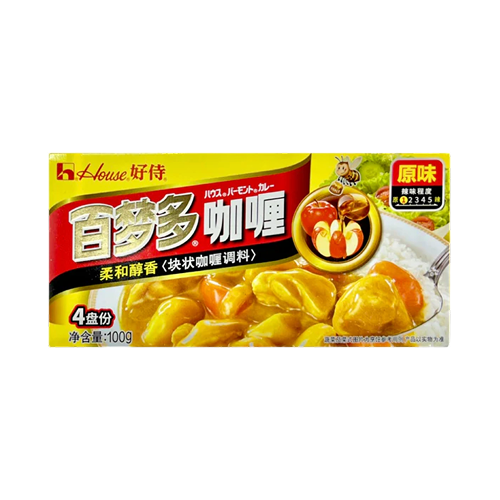 House Foods Vermont Curry Sauce Mix Original (好侍百夢多咖喱-原味 100克)