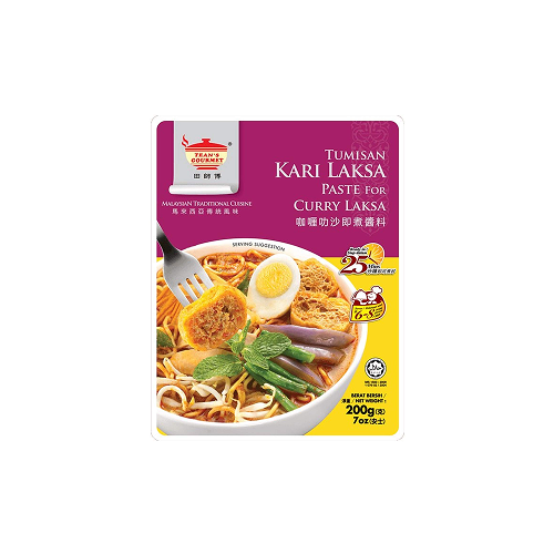 Tean's Gourmet Curry Laksa Paste (田師傅咖喱叻沙醬料 200克)