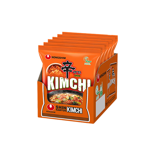 Nongshim Kimchi Ramyun 6-Pack (農心泡菜拉麵 6包裝)