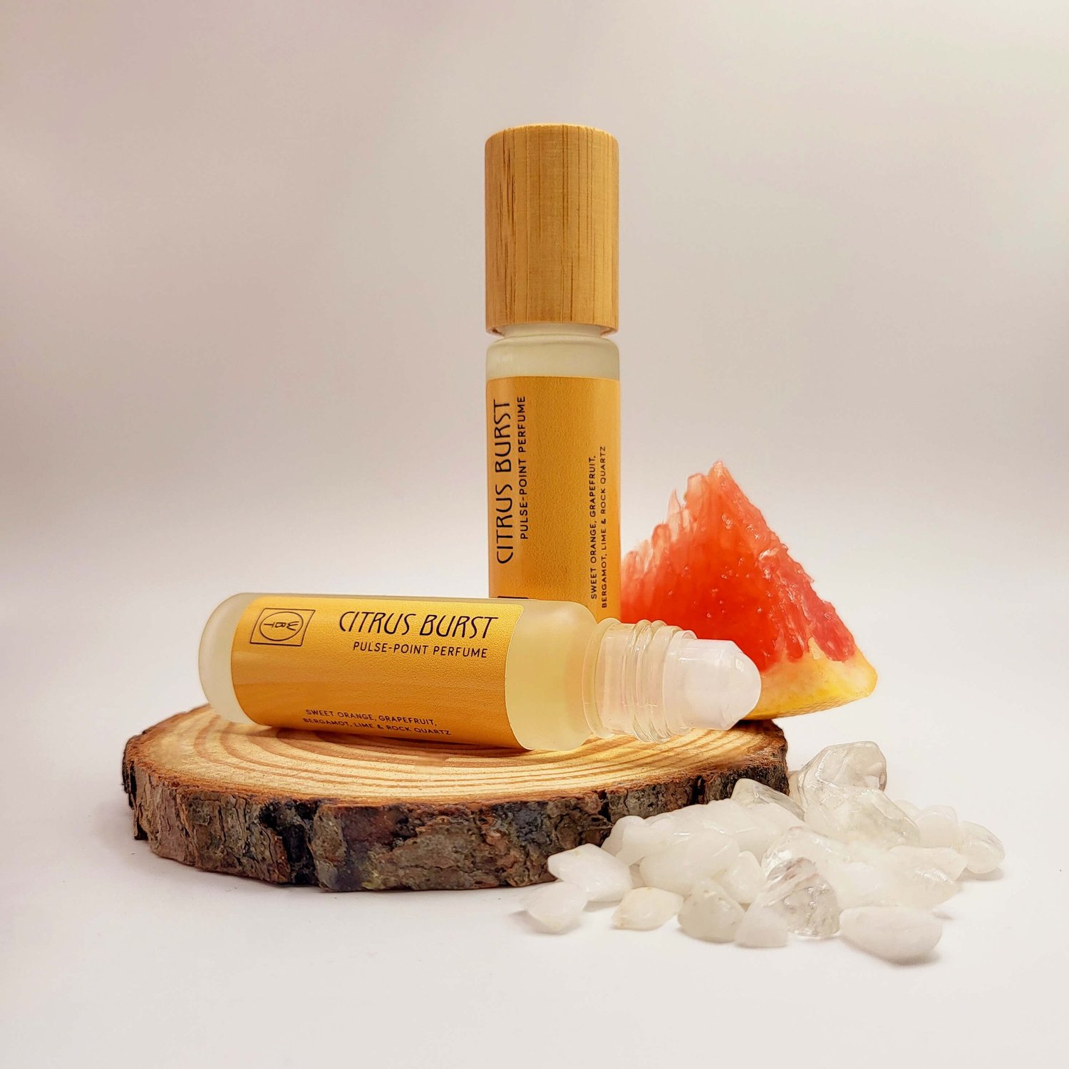 Citrus Burst Roll-On Gemstone Perfume