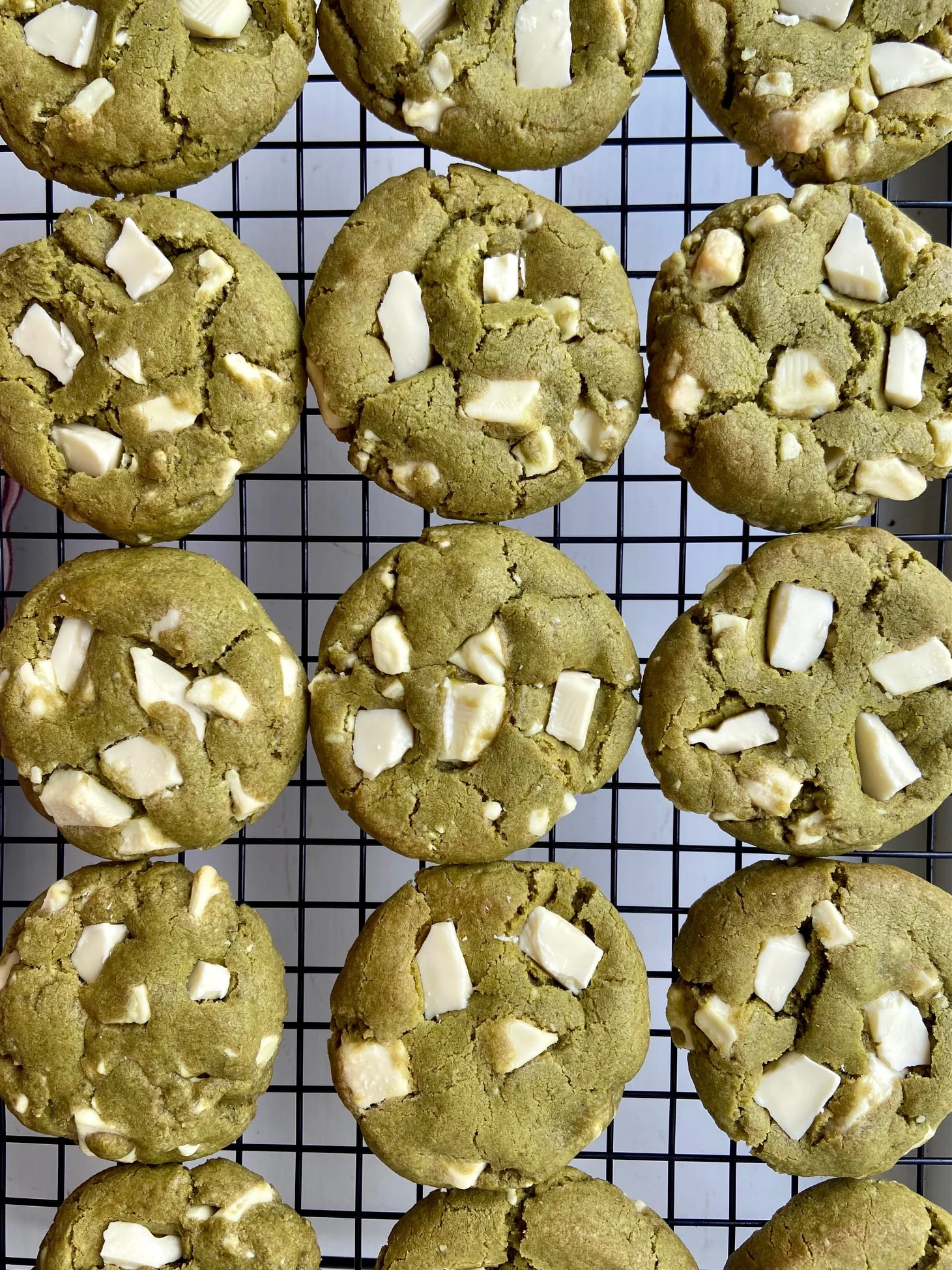 Matcha Kukkii (Green Tea Cookies)