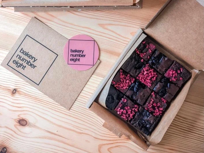 Berry Brownies: Organic Sour Cherry & Raspberry