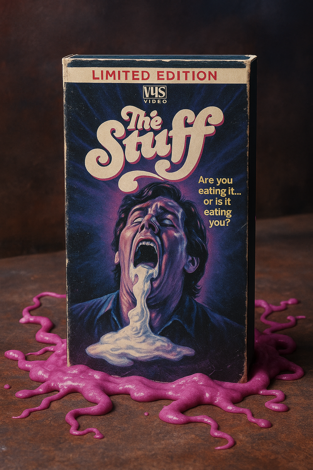 The Stuff VHS Stand - Limited Edition