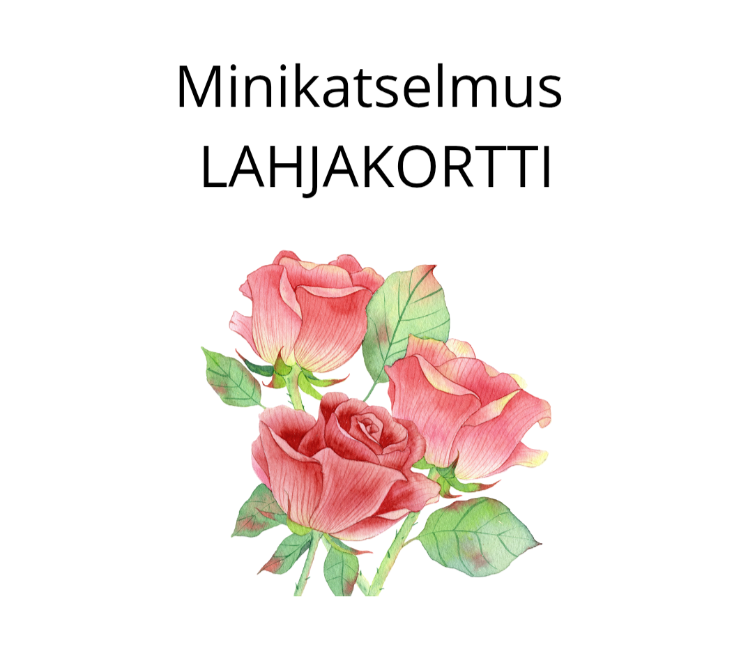 Tilattavissa 1.6. saakka: MINIKATSELMUS JA LAHJAKORTTI 10€