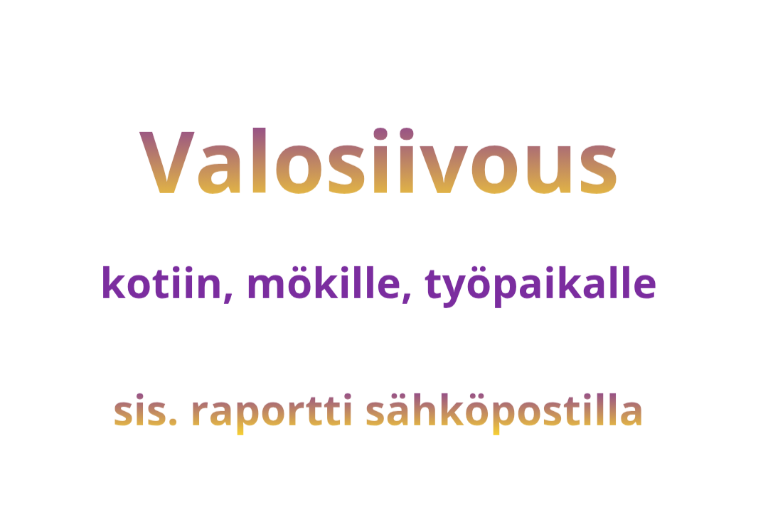 Tilattavissa vain tänään 30.8. ja kaksi yhden hinnalla ☀️ Valosiivous 