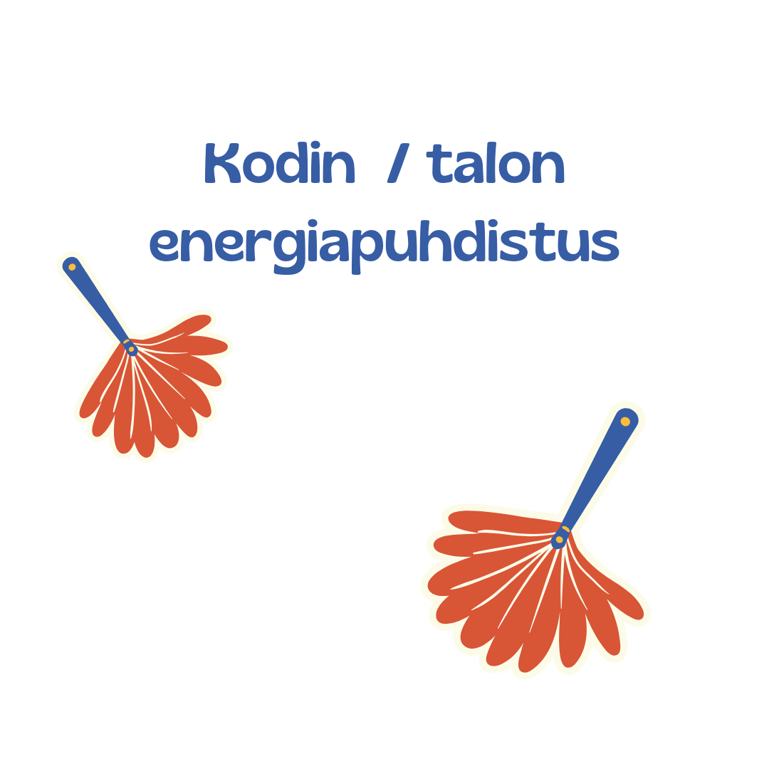 Kodin / talon energiapuhdistus eli valosiivous (sähköpostitse tulee valosiivous raportti)