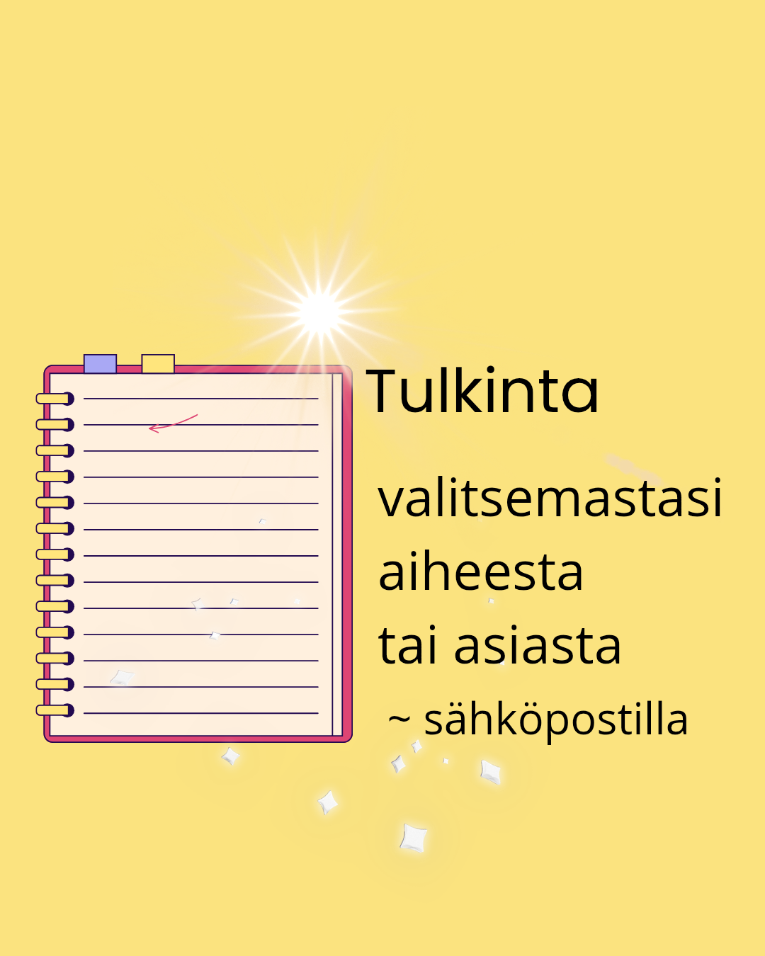 Tulkinta sähköpostilla 