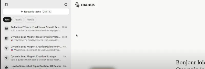 Logos de Notebook LM et Manus, les deux IA pour créer un ebook