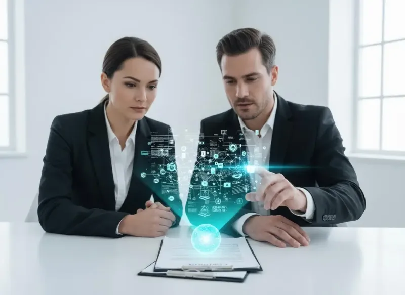 AI comparing internal compliance manuals with new financial regulations