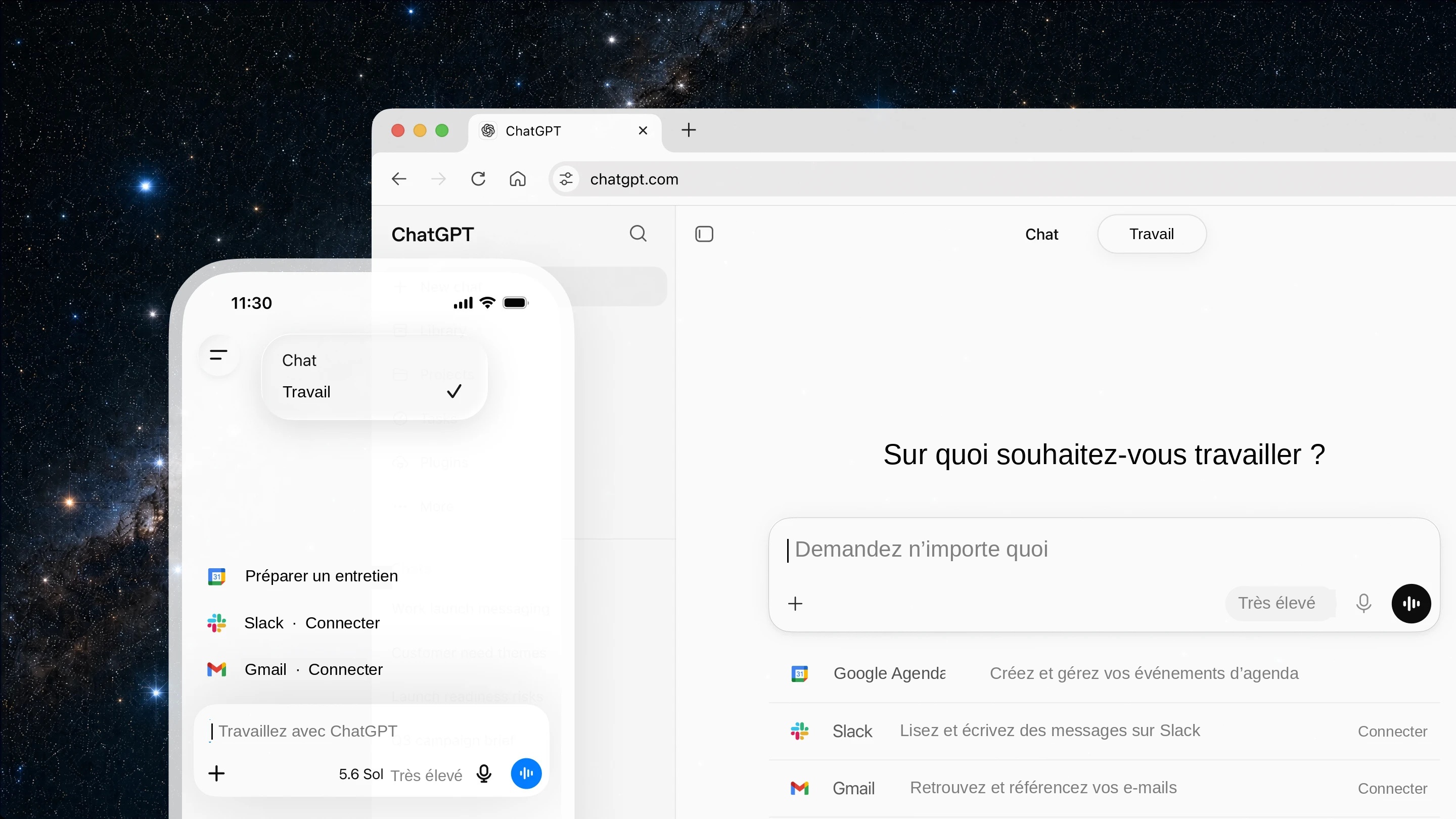 OpenAI lance ChatGPT Work, propulsé par GPT-5.6
