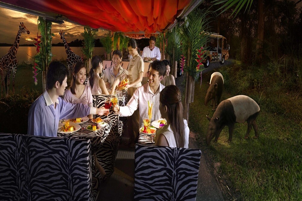 Night Safari with Indian Dinner