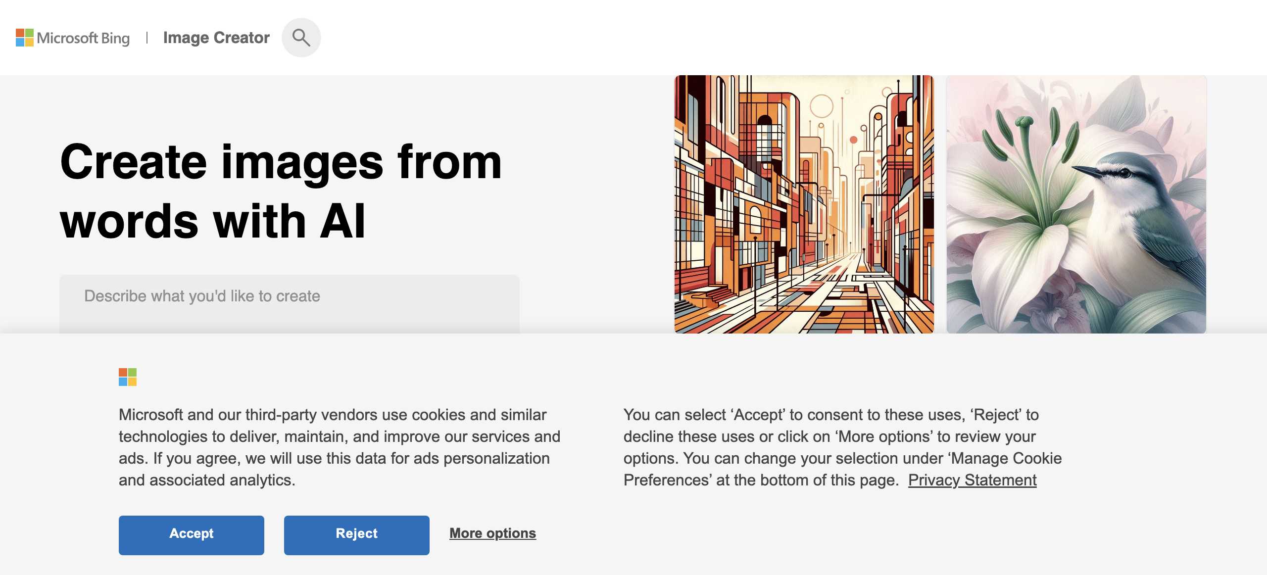 Bing Image Creator