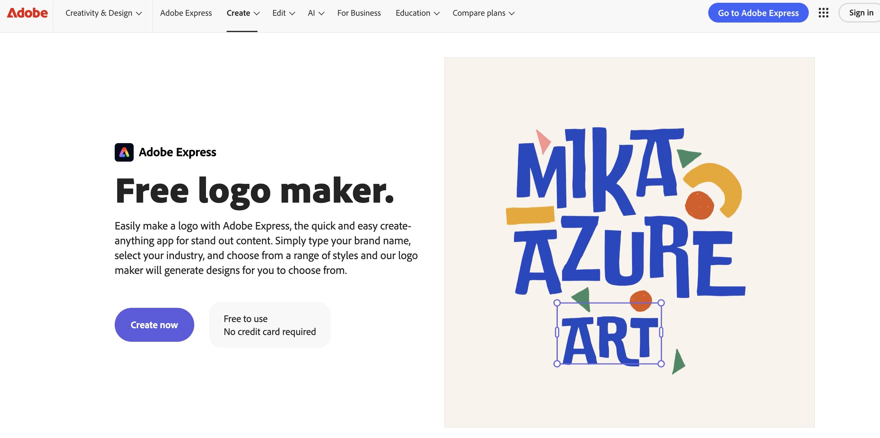 Adobe Logo Maker