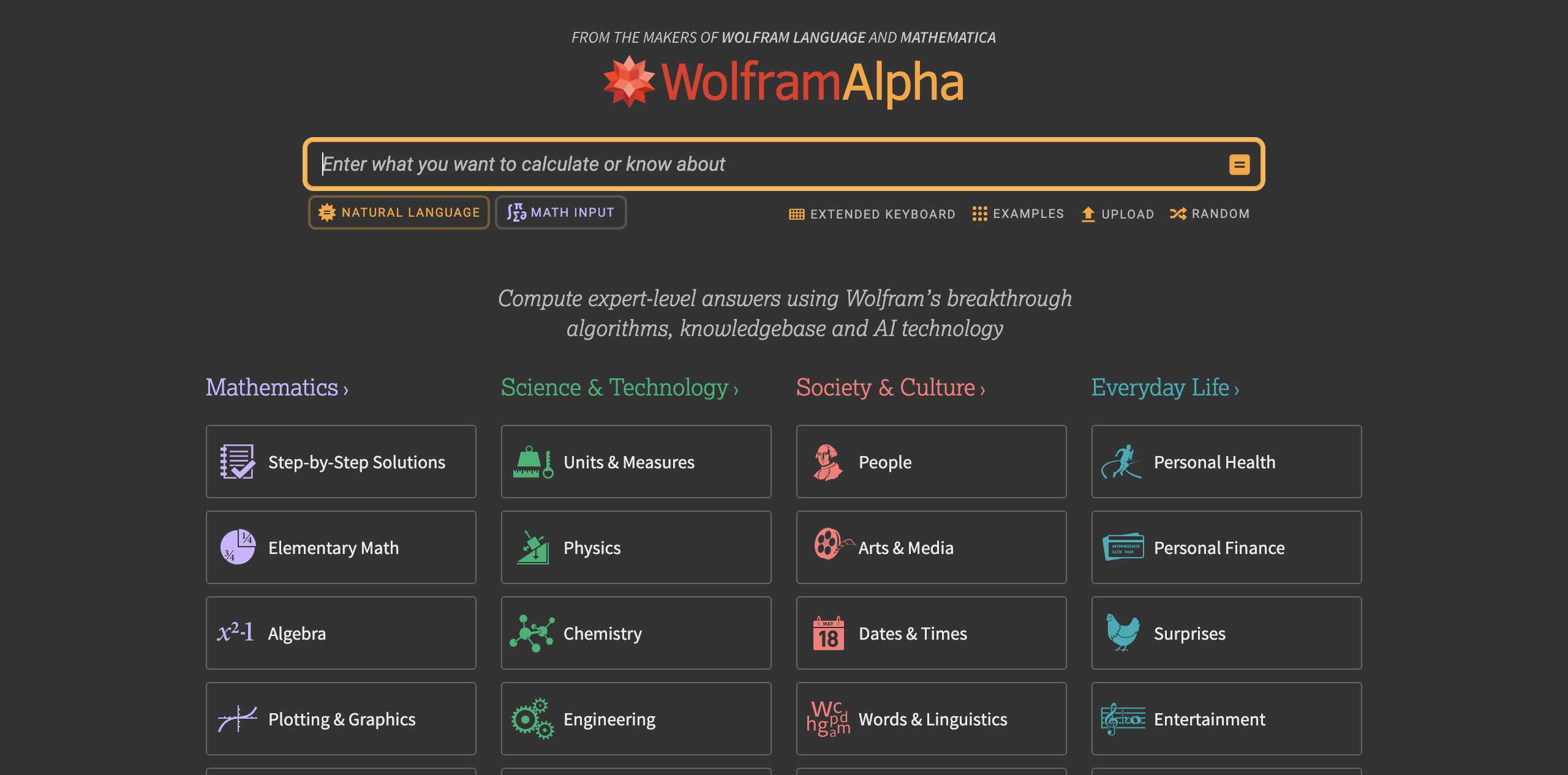 WolframAlpha