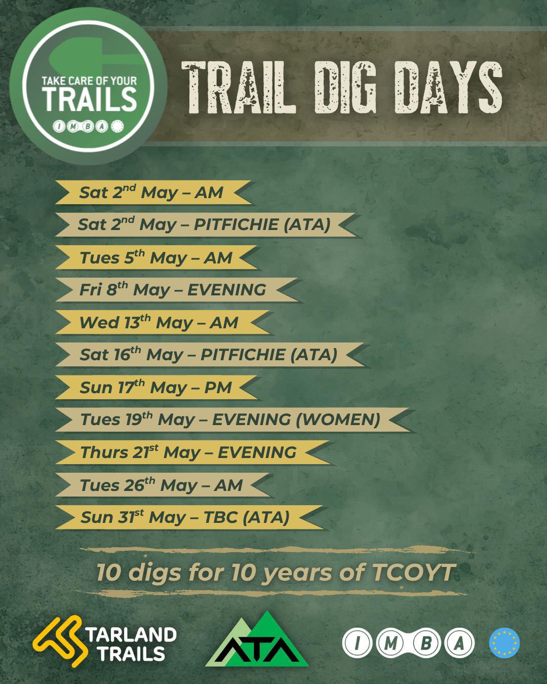 Take Care Of Your Trails - Womens Dig