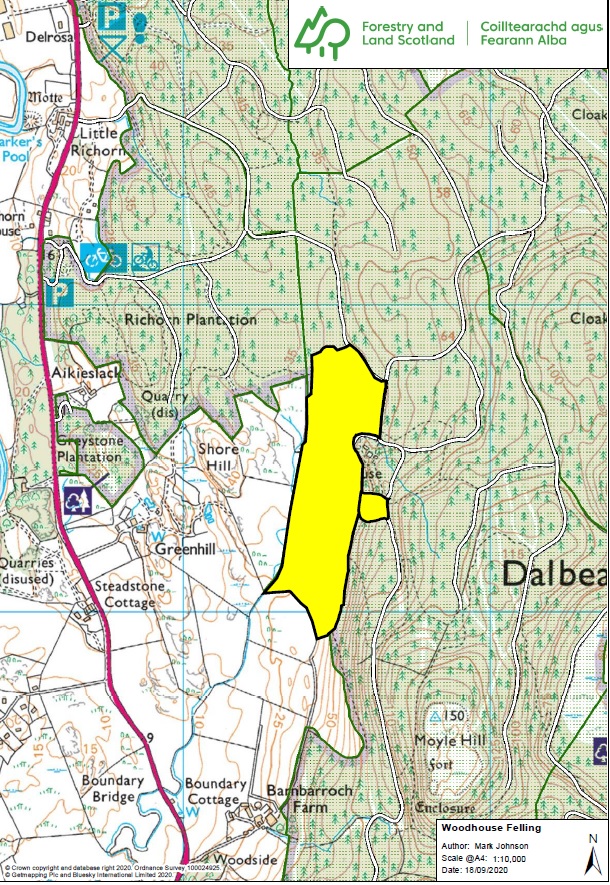 Dalbeattie Forest restrictions in place as forest operations begin