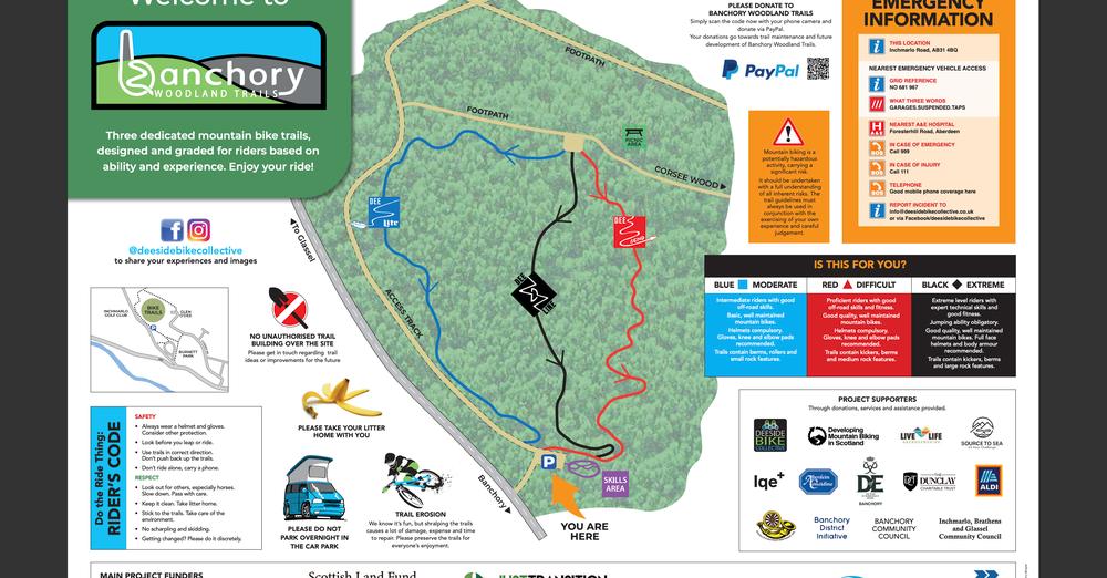 Banchory Woodland Trails has just opened