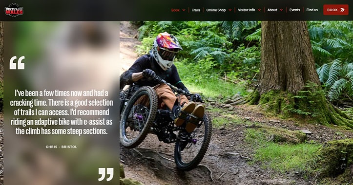 BikePark Wales launches Adaptive Bike Pass with mapped trail access