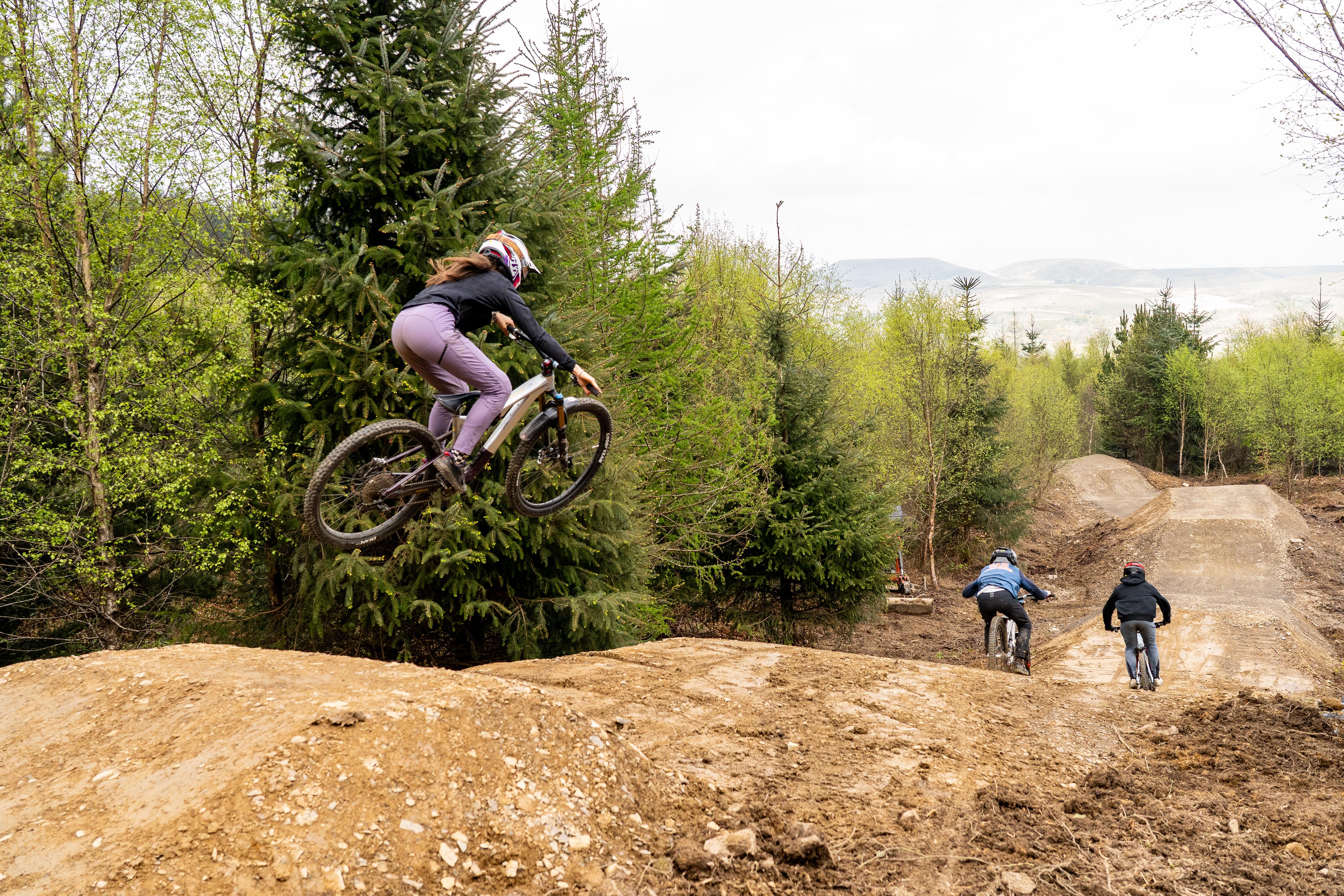 BikePark Wales Unveils Revamped A470 Jump Line with Flowier Finish