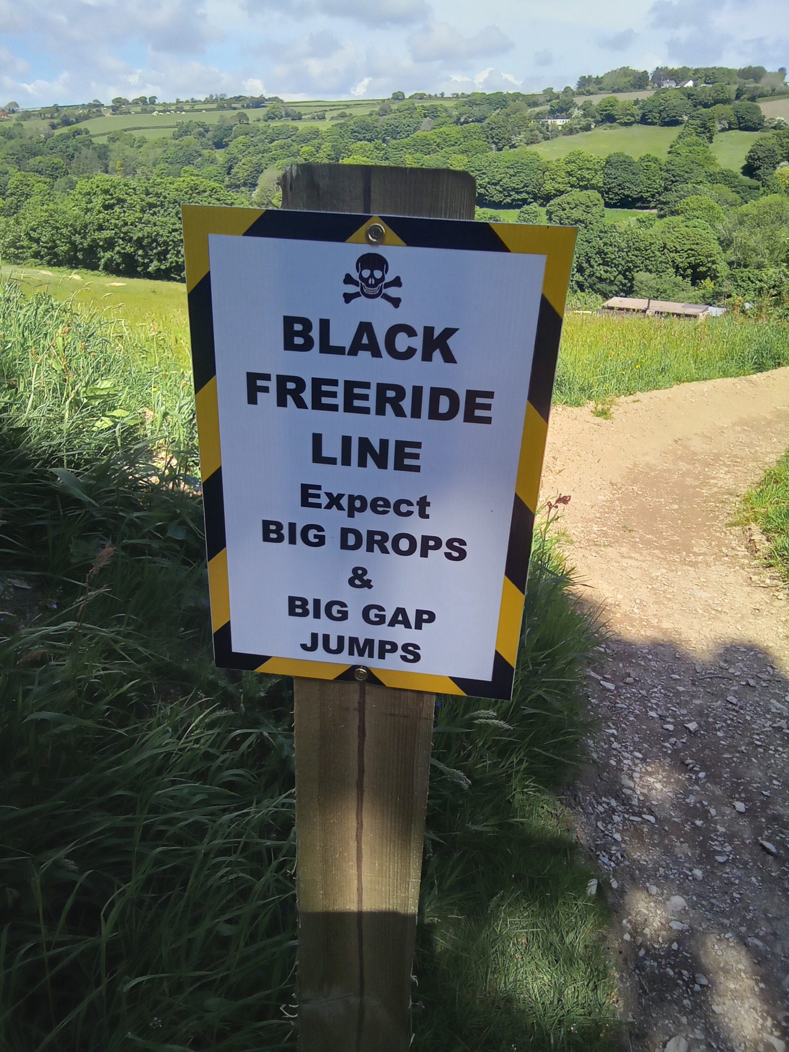 Chacewood Bike Park New Black Freeride Line