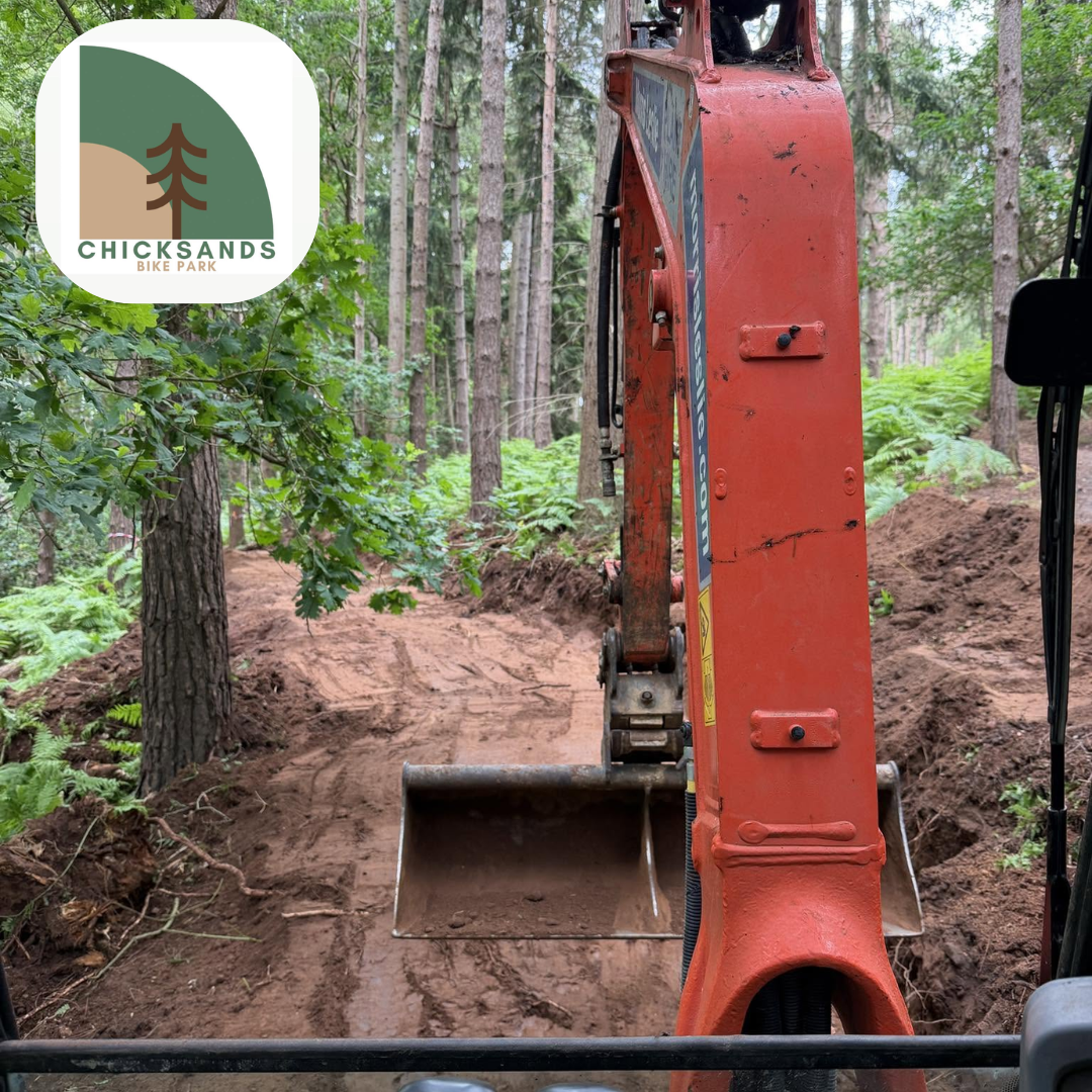 Chicksands adding beginner green trail from top to bottom of the hill