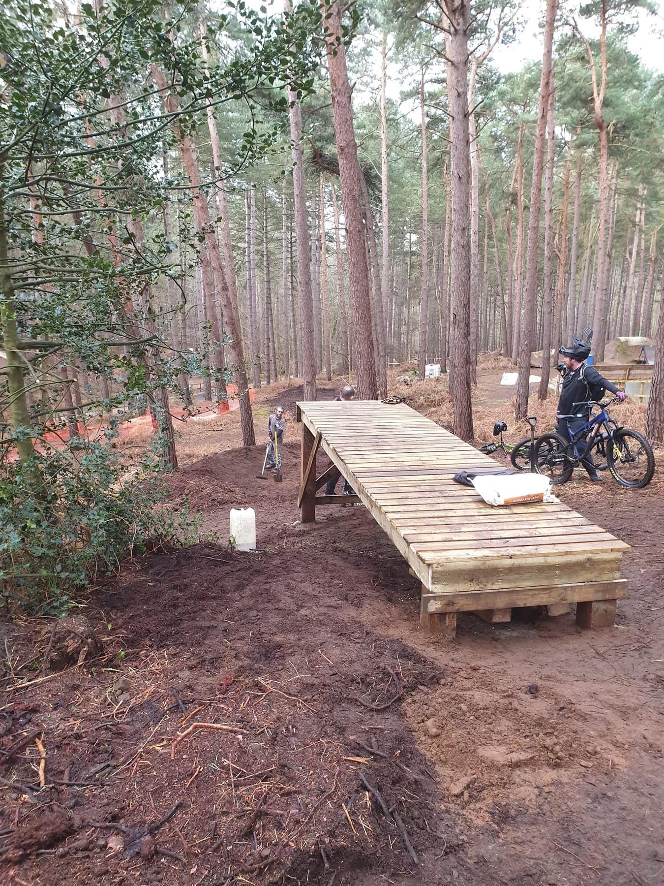 Chicksands sculpting with wood again