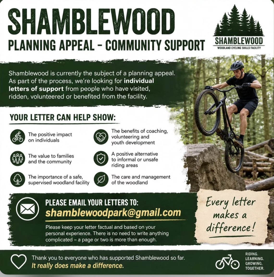 Closure Notice Threatens Shamblewood Trials Bike Park