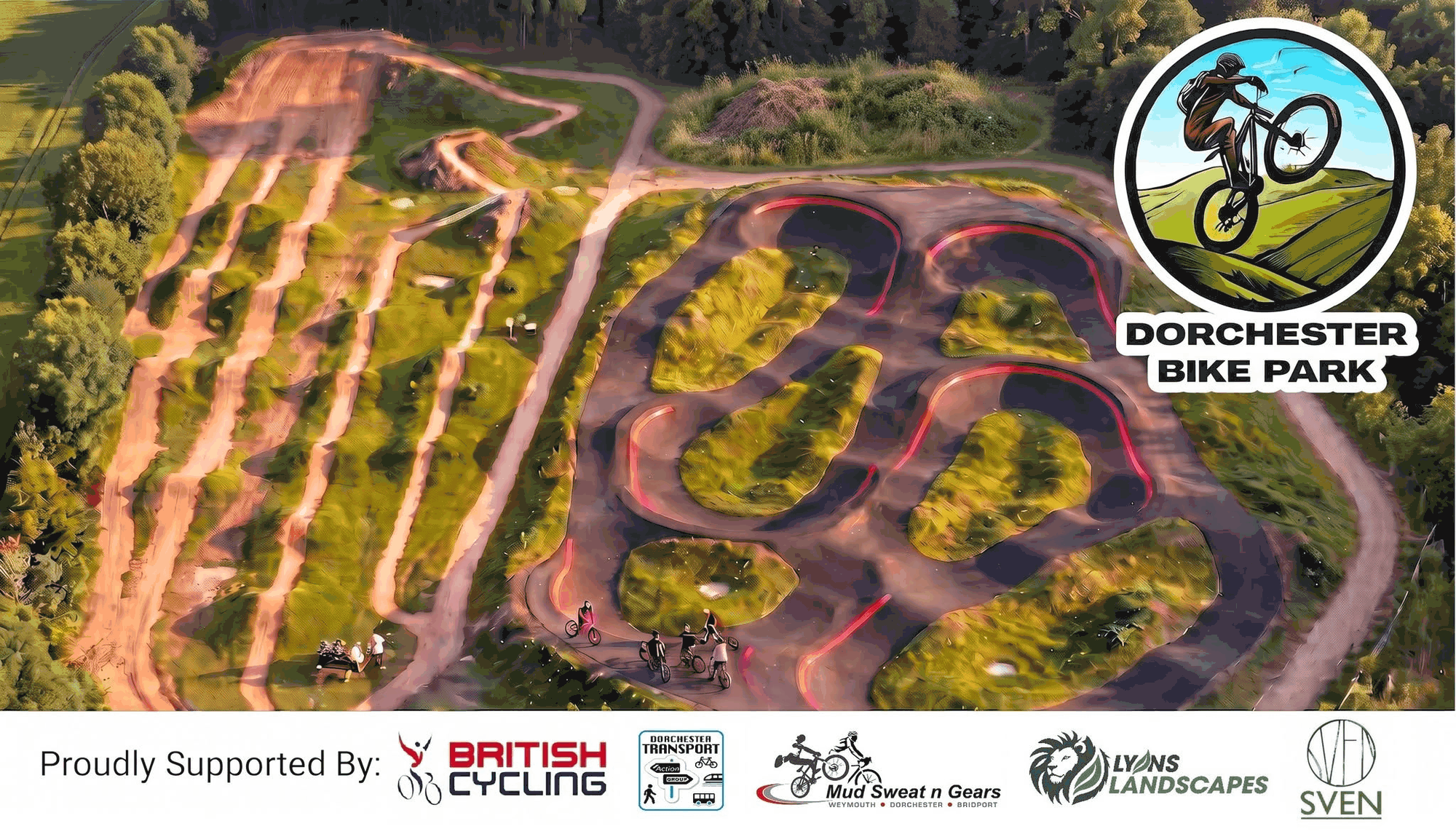 Dorchester Bike Park: new Castle Park pump track plan