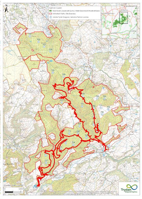 Glyn Cothi Wind Farm proposals and Brechfa MTB Trails Potential Impact