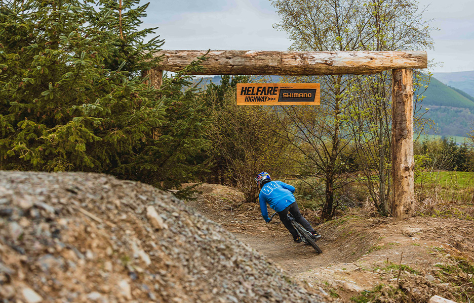 Helfare Highway Matt Jones' Vision Realised at Caersws Bike Park. 