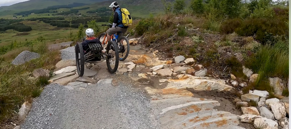 Laggan Wolftrax Upgrades Trails for Adaptive MTB 