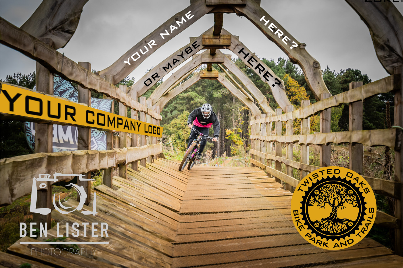 Local business sponsorships and advertising opportunities at Twisted Oaks