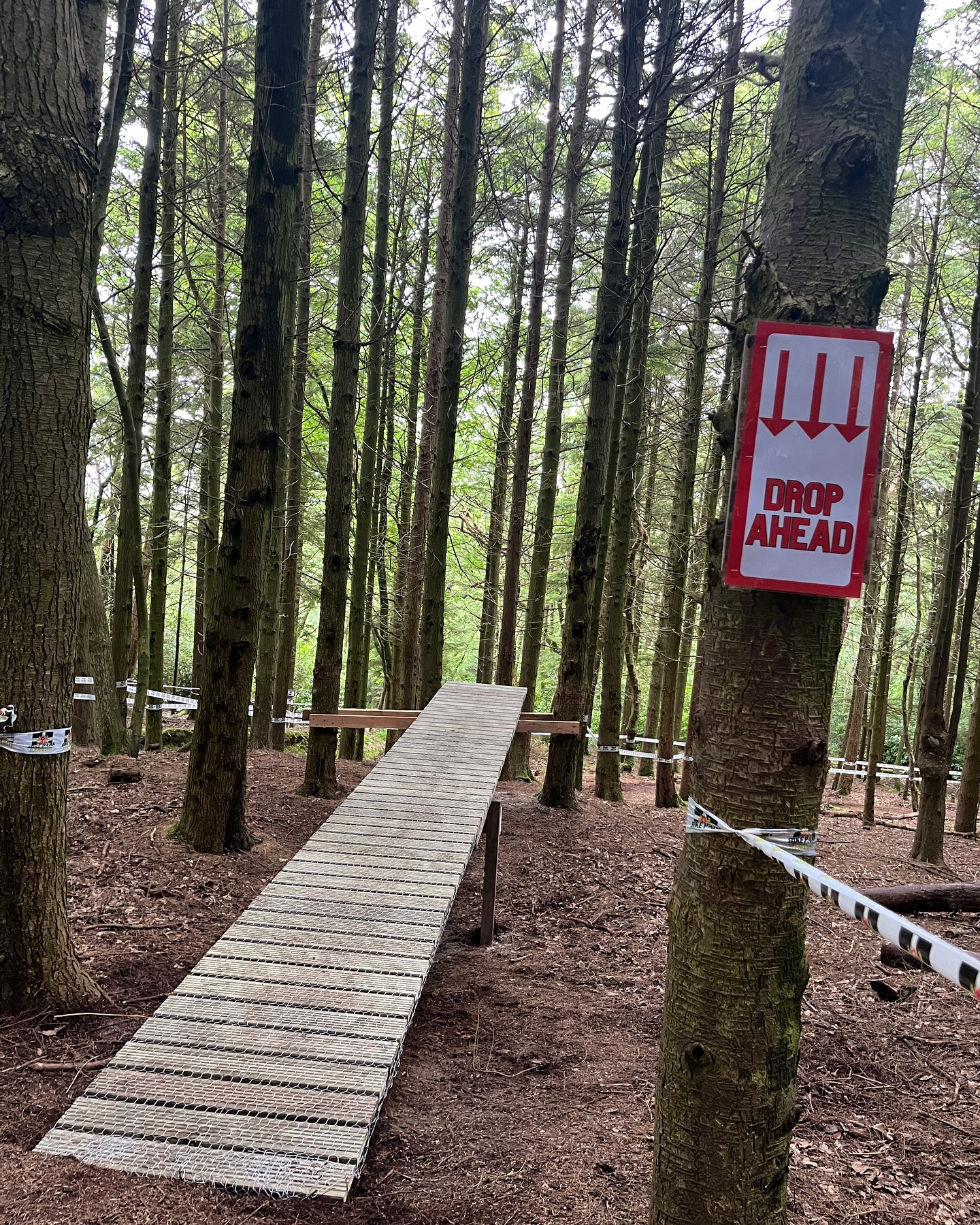 New drop at Bike Park Kenrow