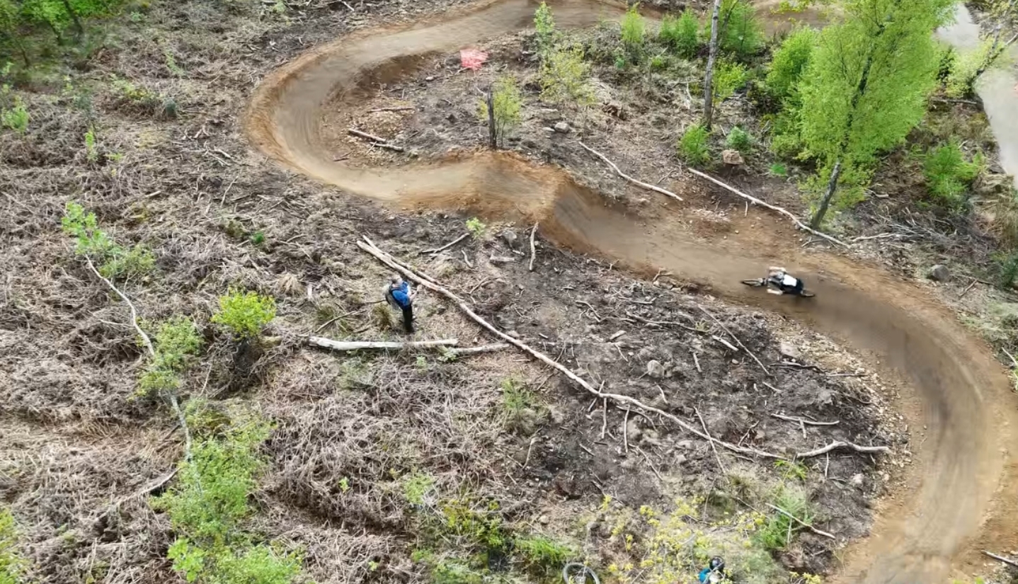 Red Trail Reopens at Healey Nab After Work by Dirt Factory