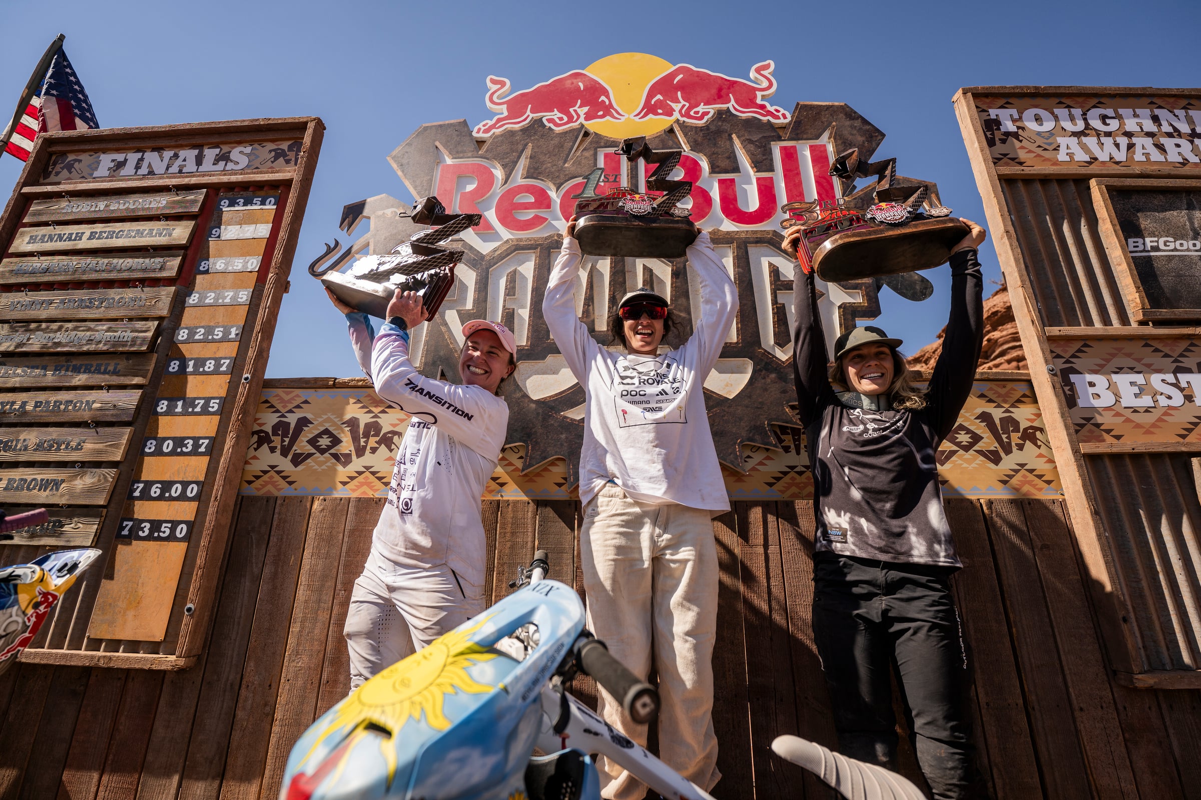 Robin Goomes wins a third straight Red Bull Rampage