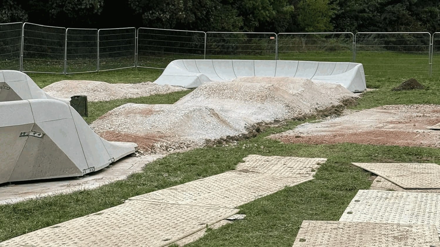 Ruthin pump track at Cae Ddôl nears completion