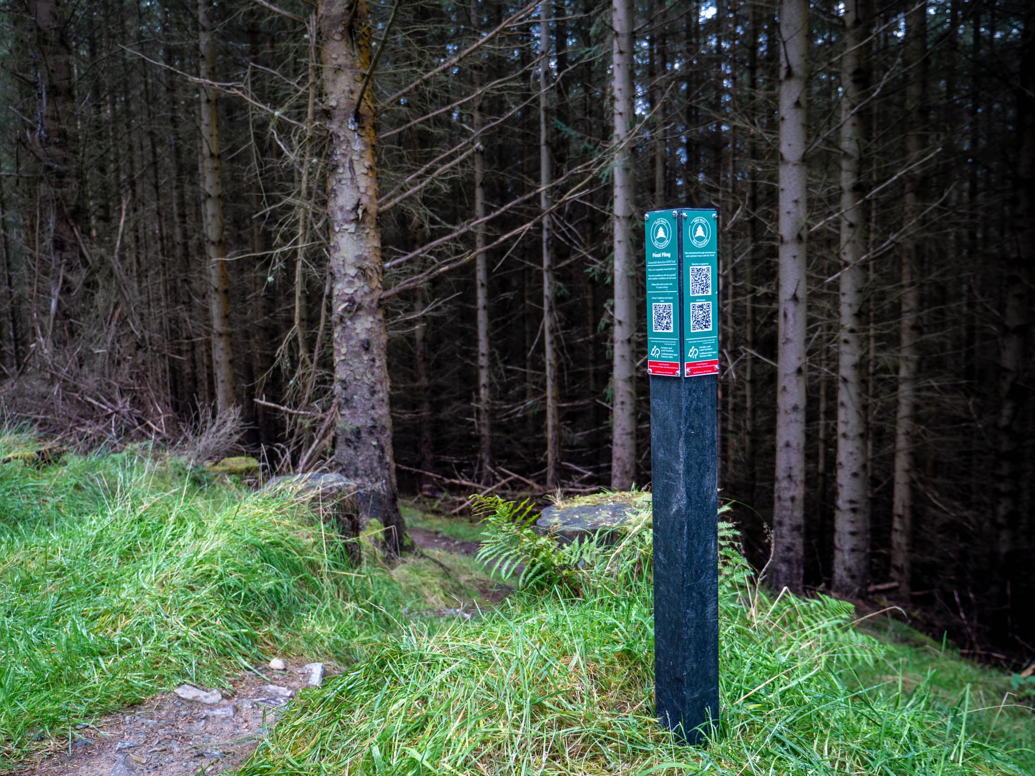 Smart Trail Signs at Golfie